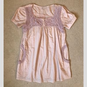 Light Pink Boho Dress, size small